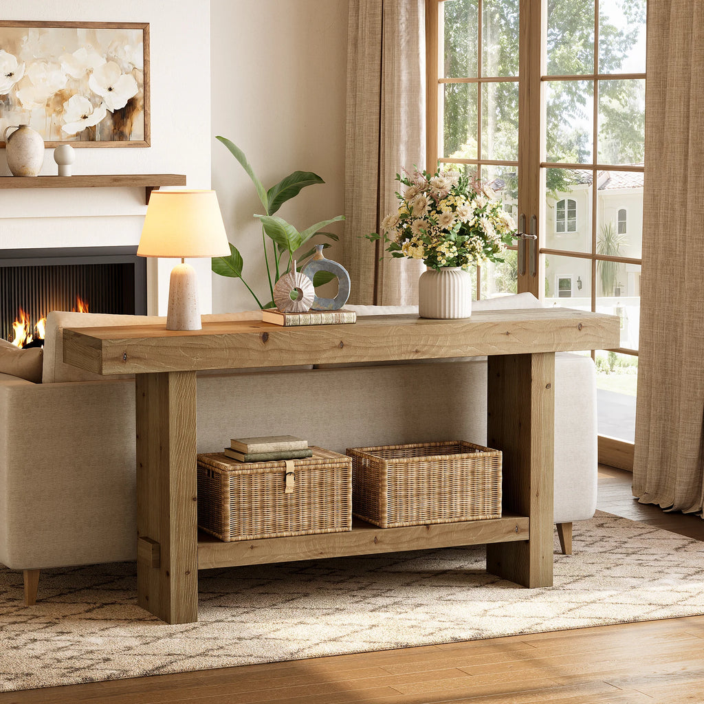 Solid Wood Console Table