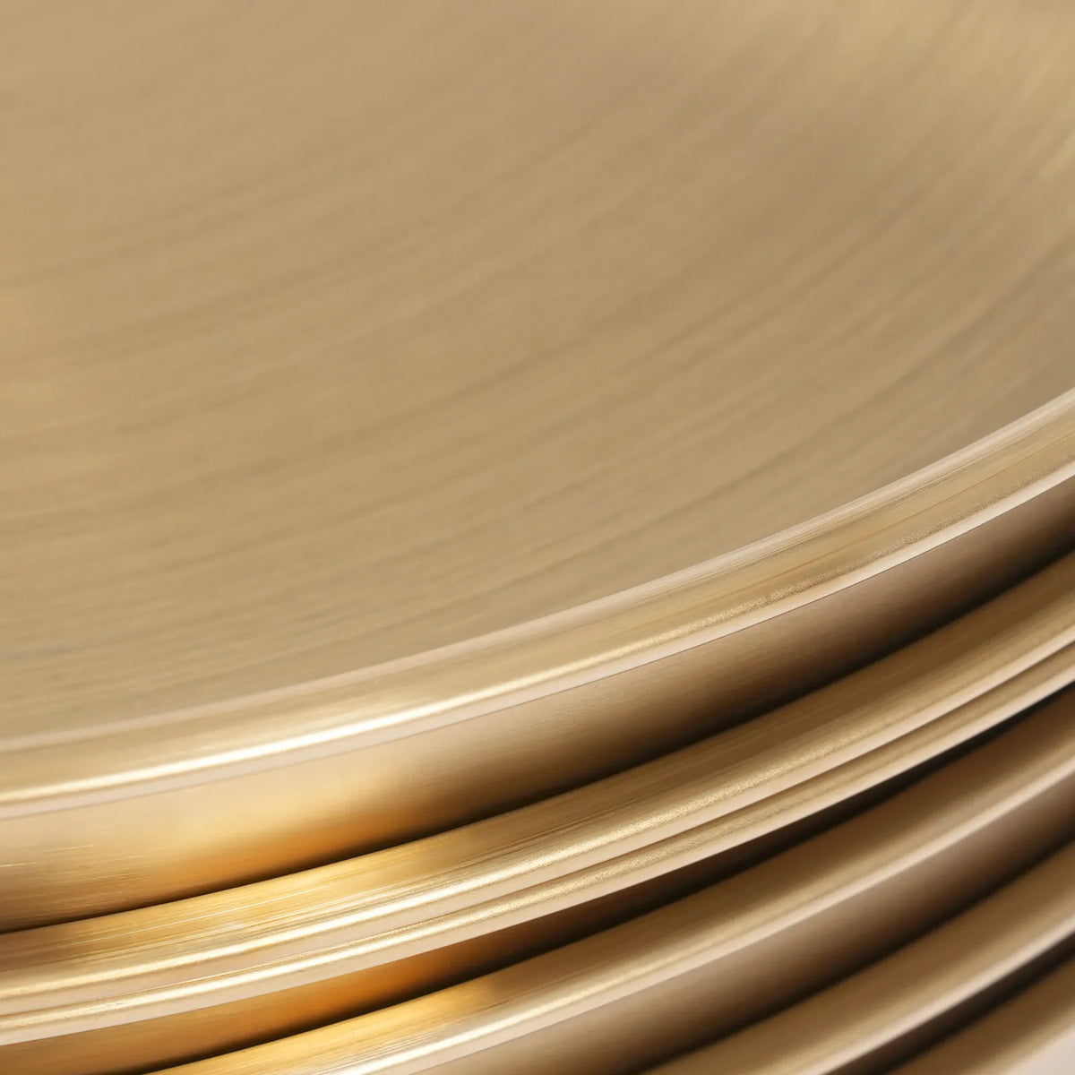 6Pcs Round Serving Trays