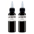 2pcs 30ml black Tattoo Ink Pigment with  BodyArt Tattoo Kits Professional Beauty Paints Makeup Tattoo Supplies Semi-permanent