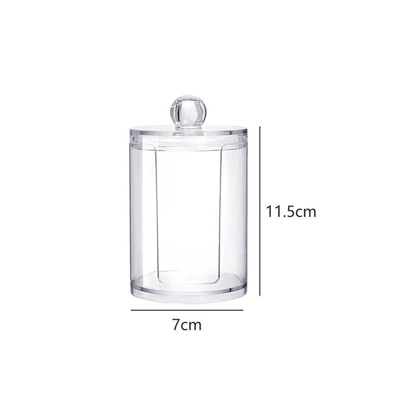 Acrylic Organizer Container with Bamboo Lid