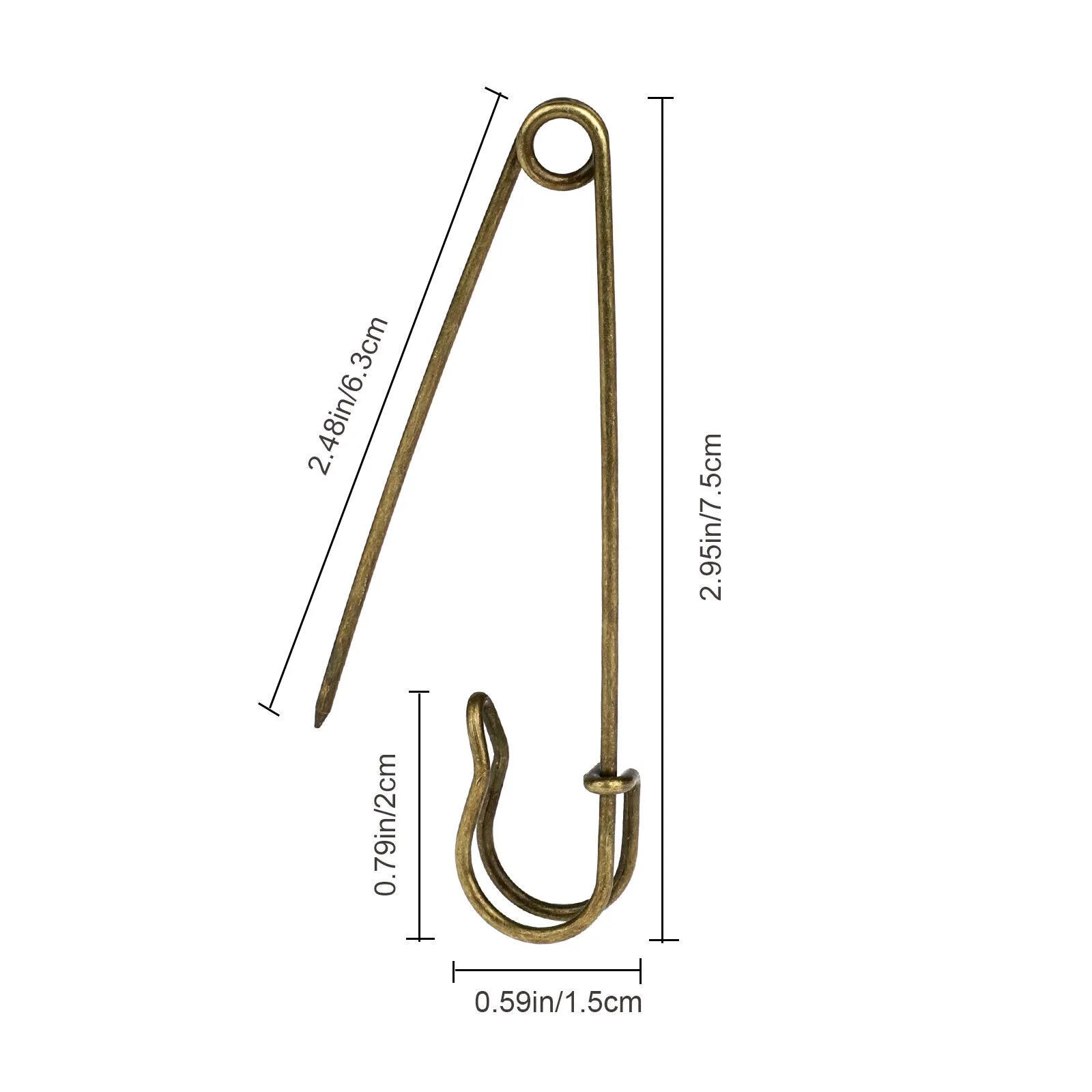 Large Safety Pins