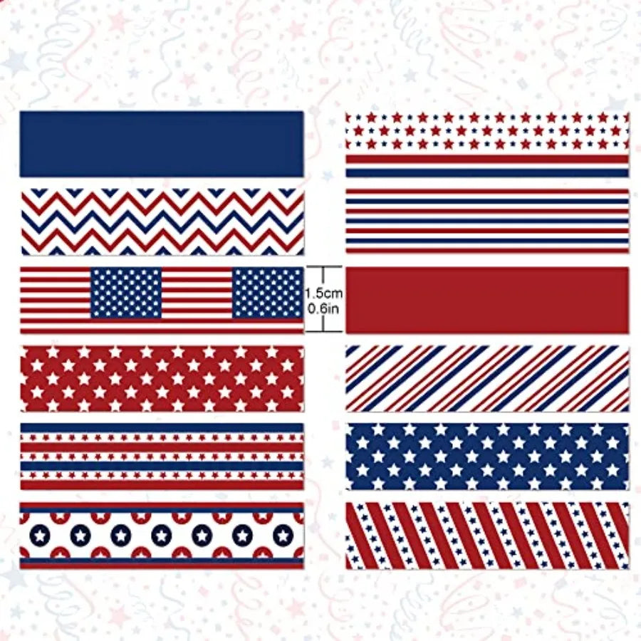 Patriotic Washi Tape Set