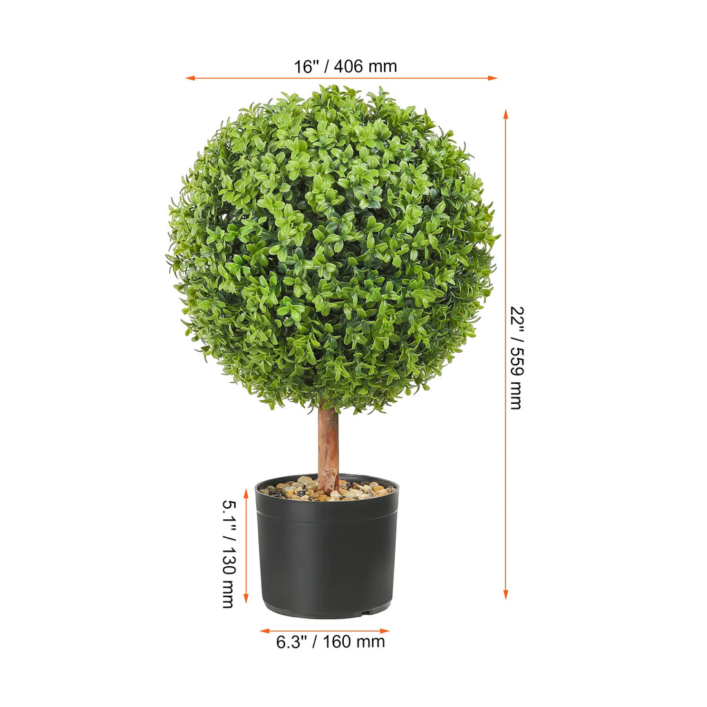 Artificial Boxwood Tower Topiary Spiral Plant