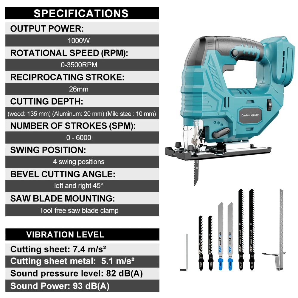 Jigsaw  Portable Cordless